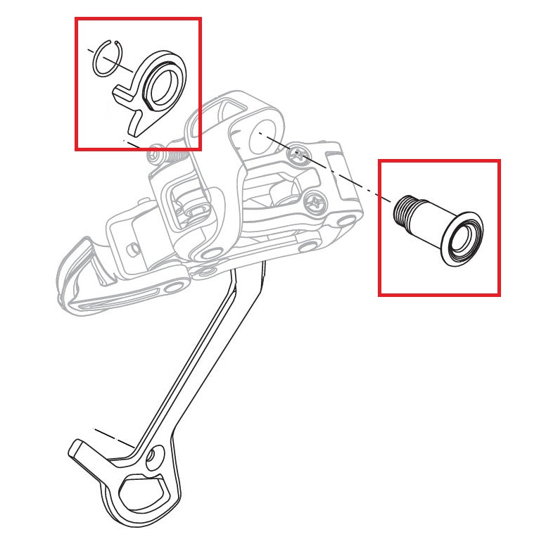 Kit bulloni SRAM X7/X9/DUAL DRIVE27/9/7/5 2004-05