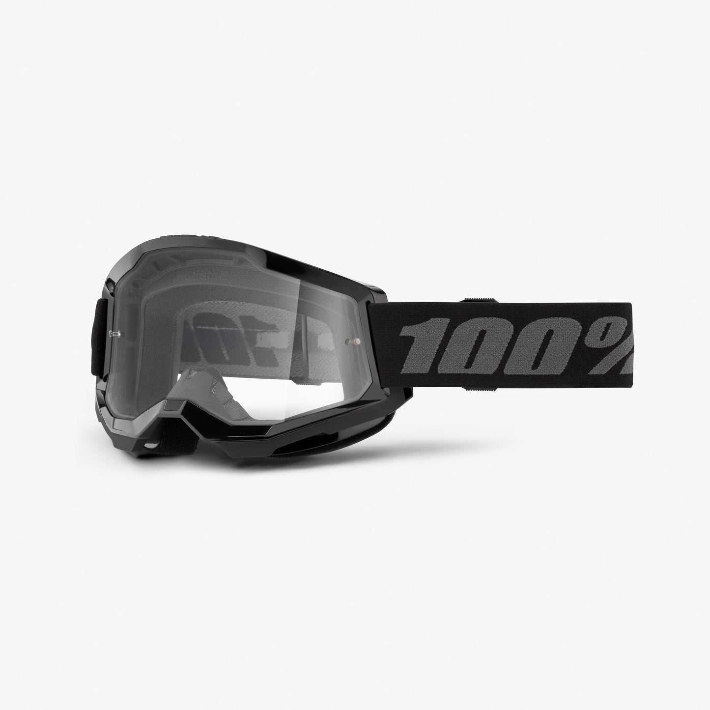 Maschera 100% STRATA 2 JUNIOR Nero Schermo Trasparente
