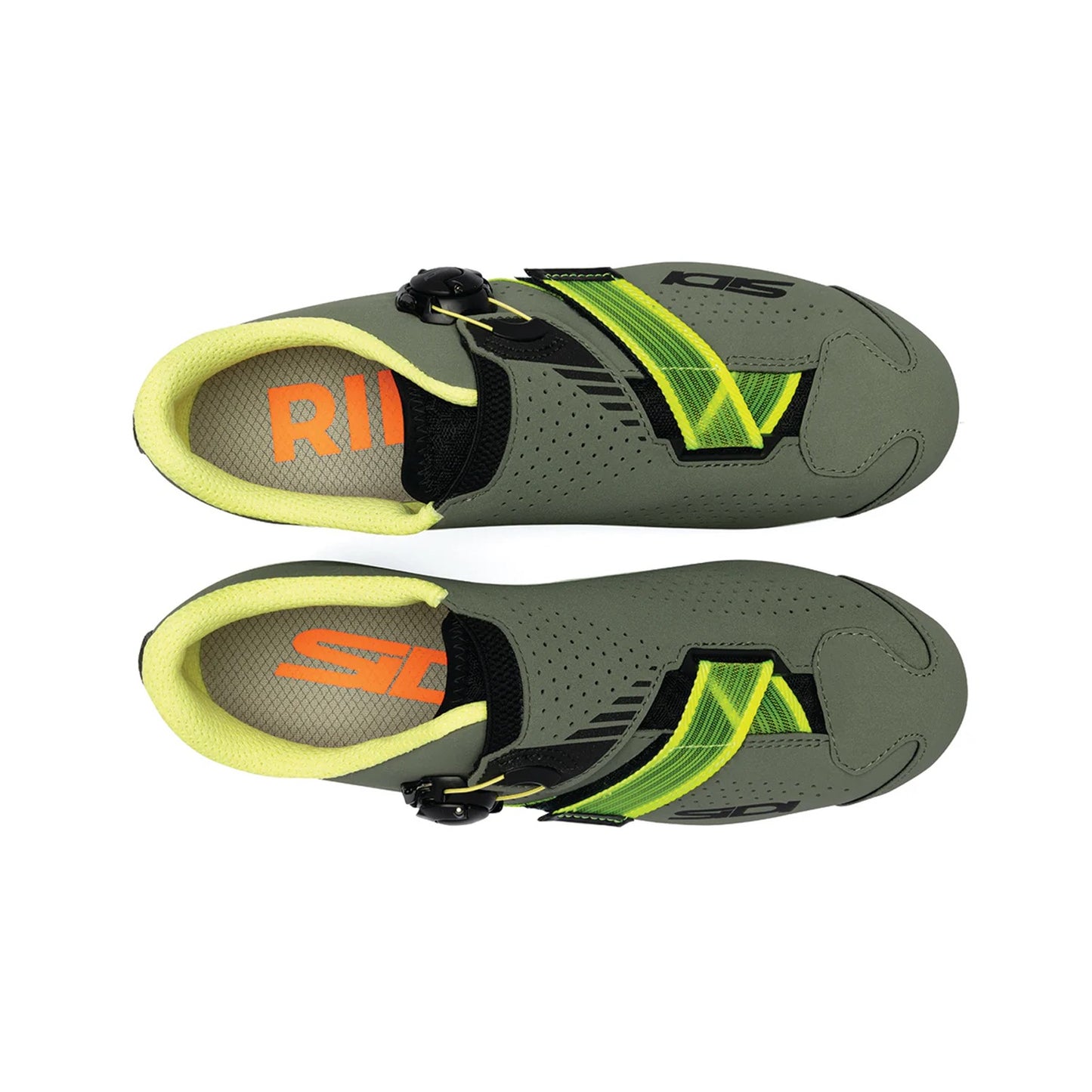Scarpe da MTB SIDI AERTIS Verde Militare/Giallo