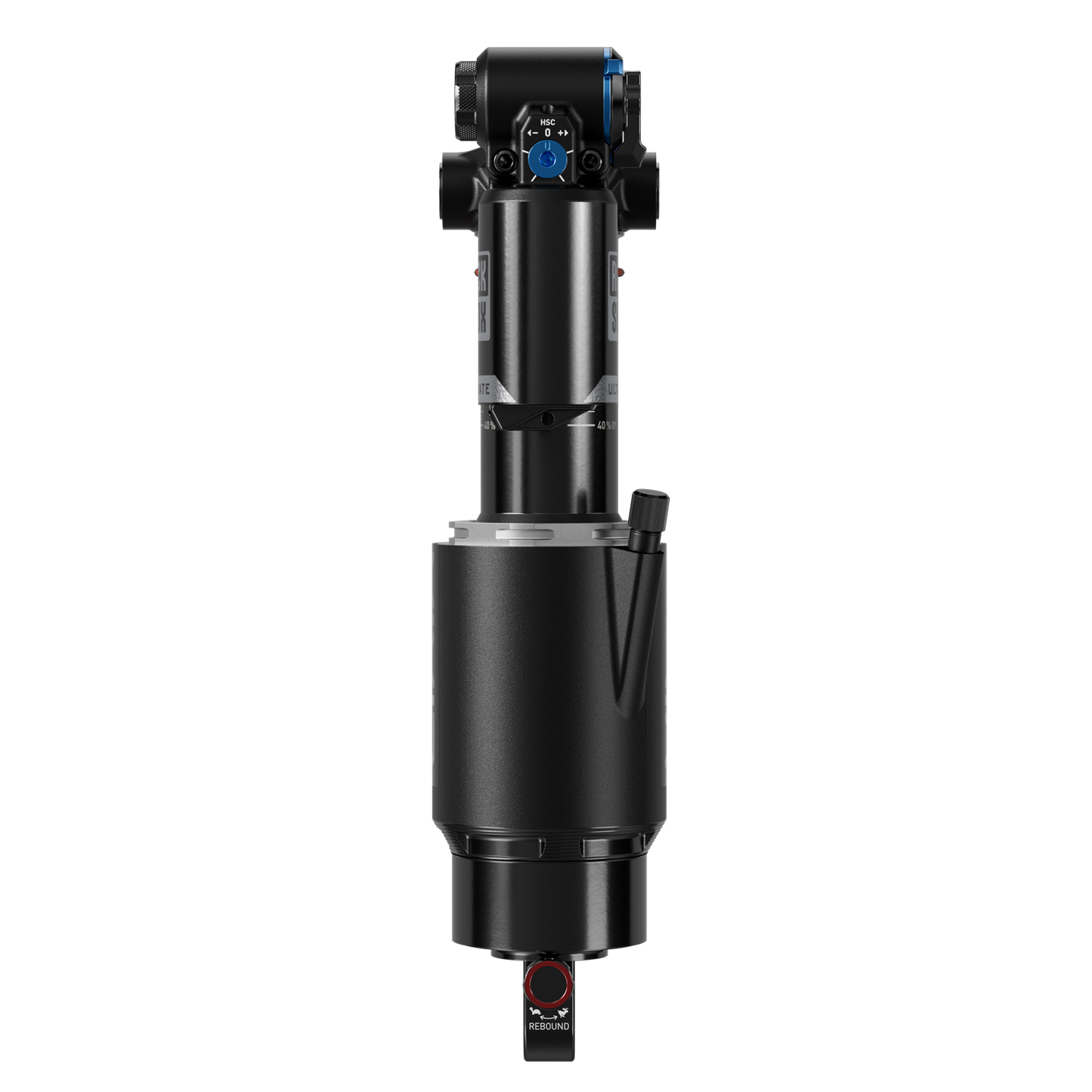 Ammortizzatore posteriore Vivid Ultimate RC2T - Lineare XL Air, 2 getti, Reb55/Comp34, Lockout45, fondo idraulico regolabile, snodo standard - D1