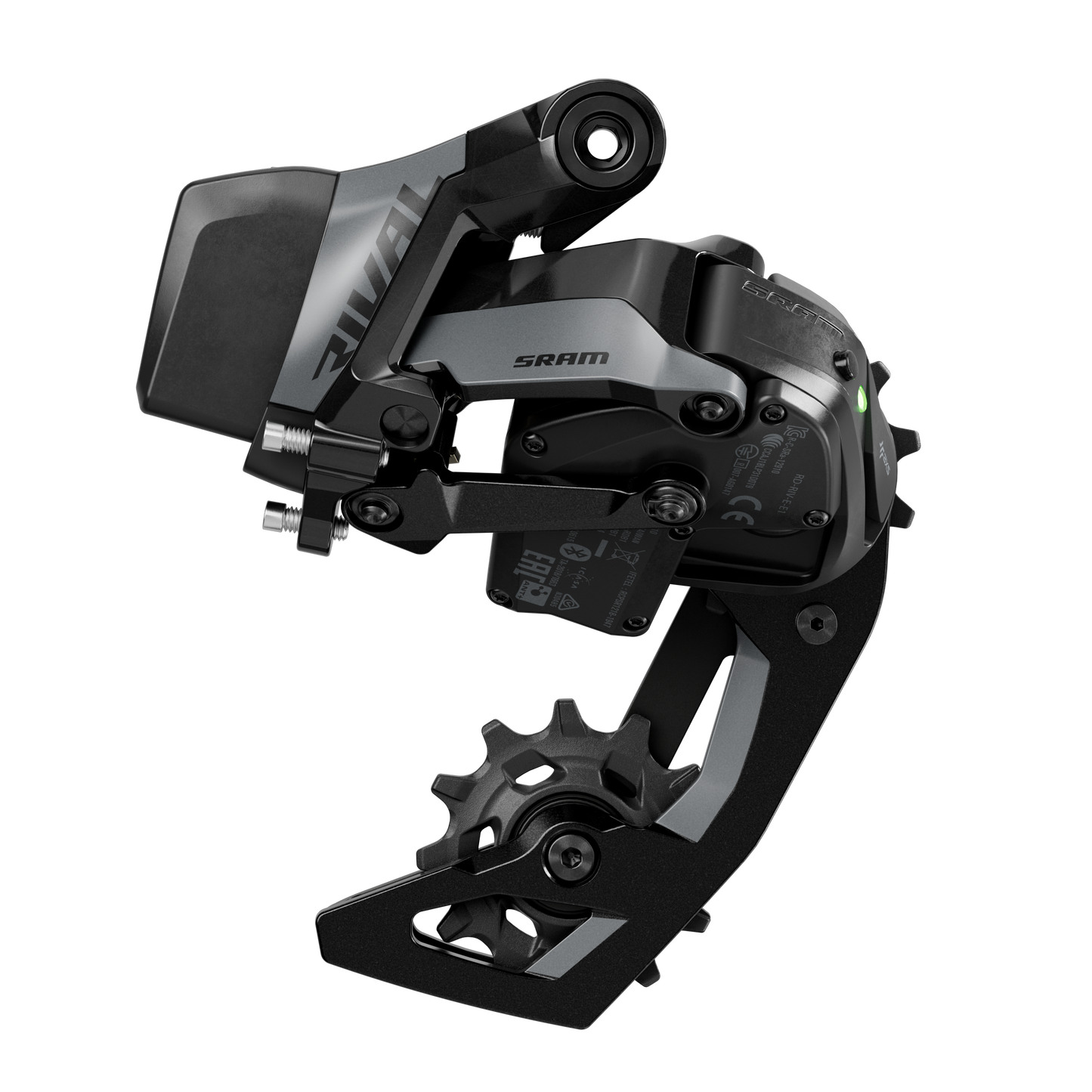SRAM RIVAL AXS E1 2x12V Max 36T Deragliatore posteriore (senza batteria)
