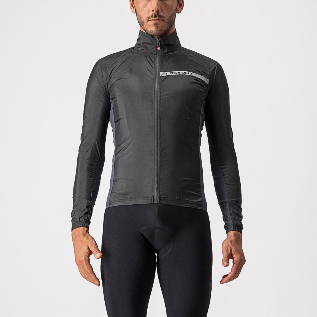 Giacca CASTELLI SQUADRA STRETCH Nero/Grigio
