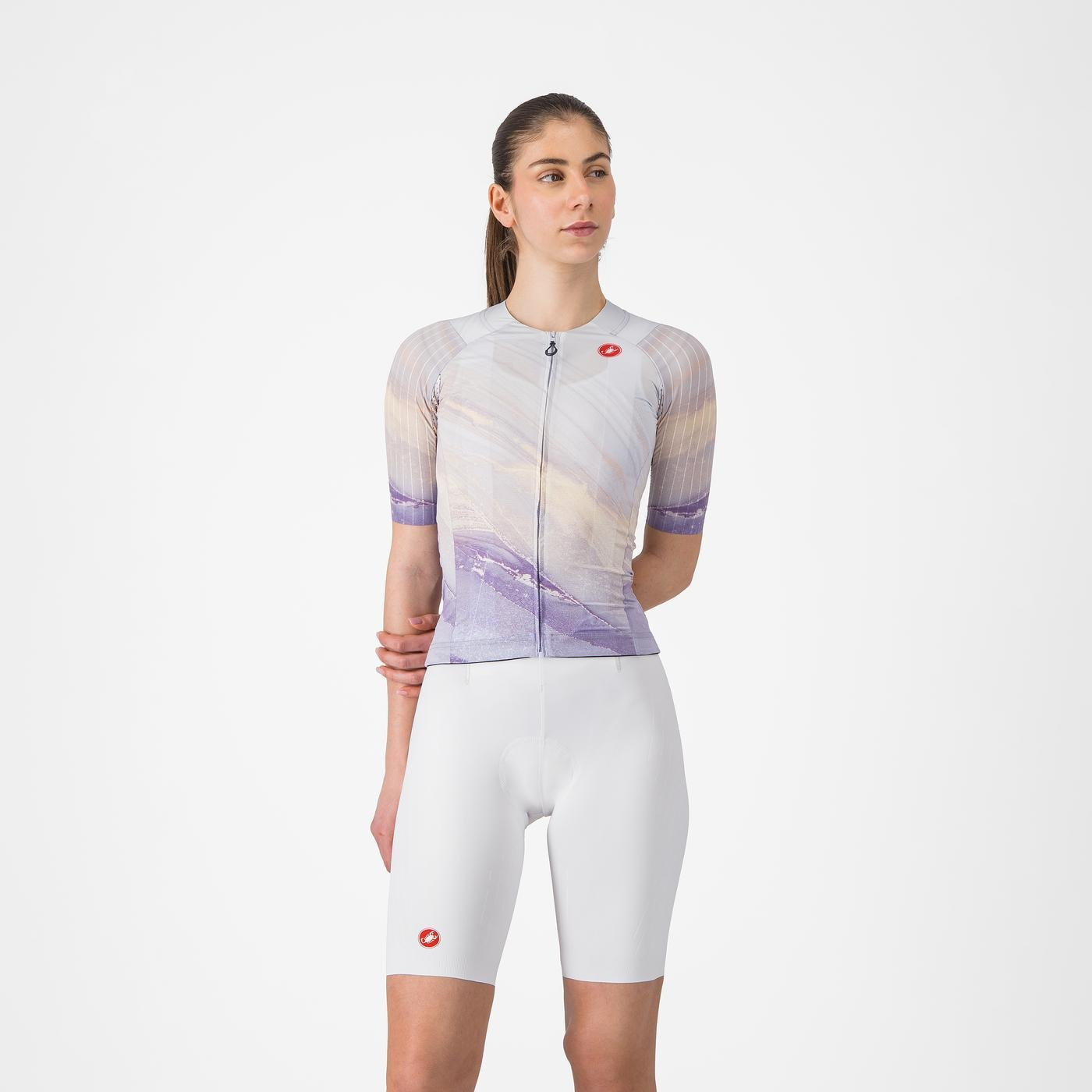 CASTELLI FREE AERO RACE S Bib Tight Donna Bianco
