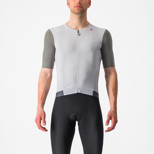 Maglia CASTELLI PREMIO manica corta Bianco/Grigio