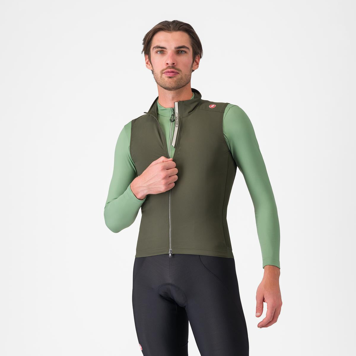 CASTELLI ESPRESSO Giacca senza maniche verde