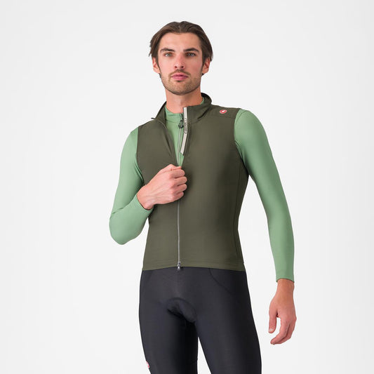 CASTELLI ESPRESSO Giacca senza maniche verde
