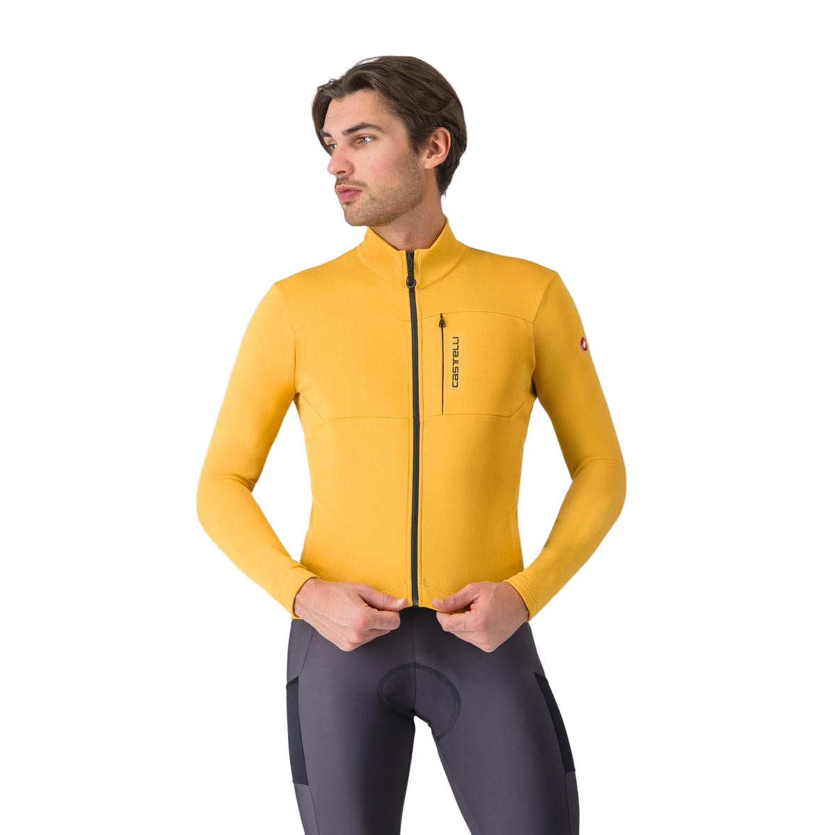 Maglia CASTELLI UNLIMITED Trail 2 a manica lunga Giallo/Grigio