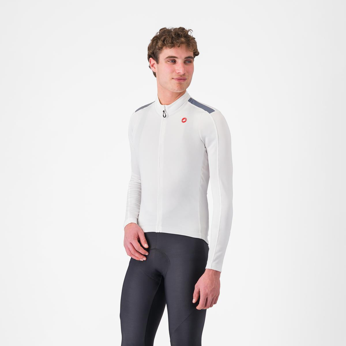 CASTELLI PURO 4 Maglia avorio a maniche lunghe
