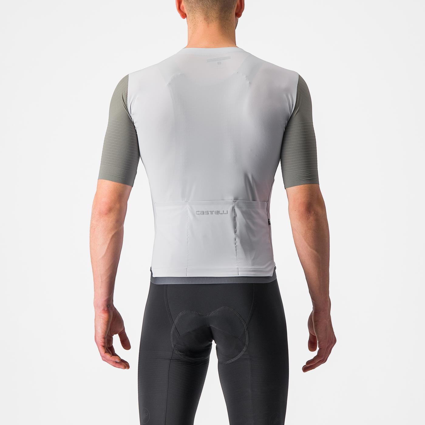 Maglia CASTELLI PREMIO manica corta Bianco/Grigio