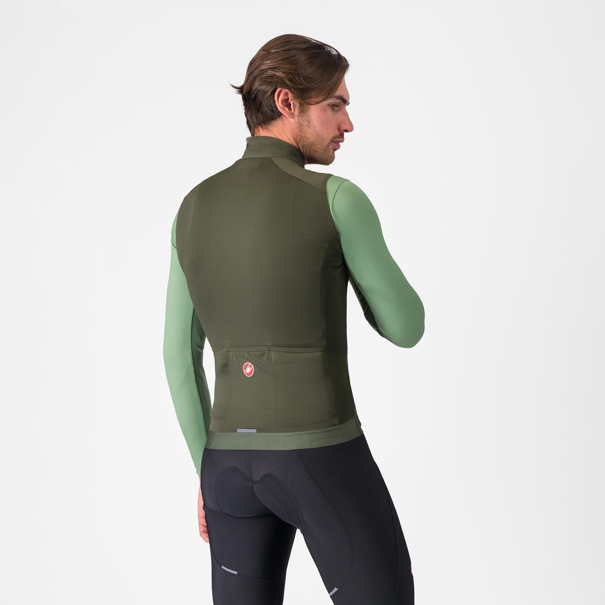 CASTELLI ESPRESSO Giacca senza maniche verde