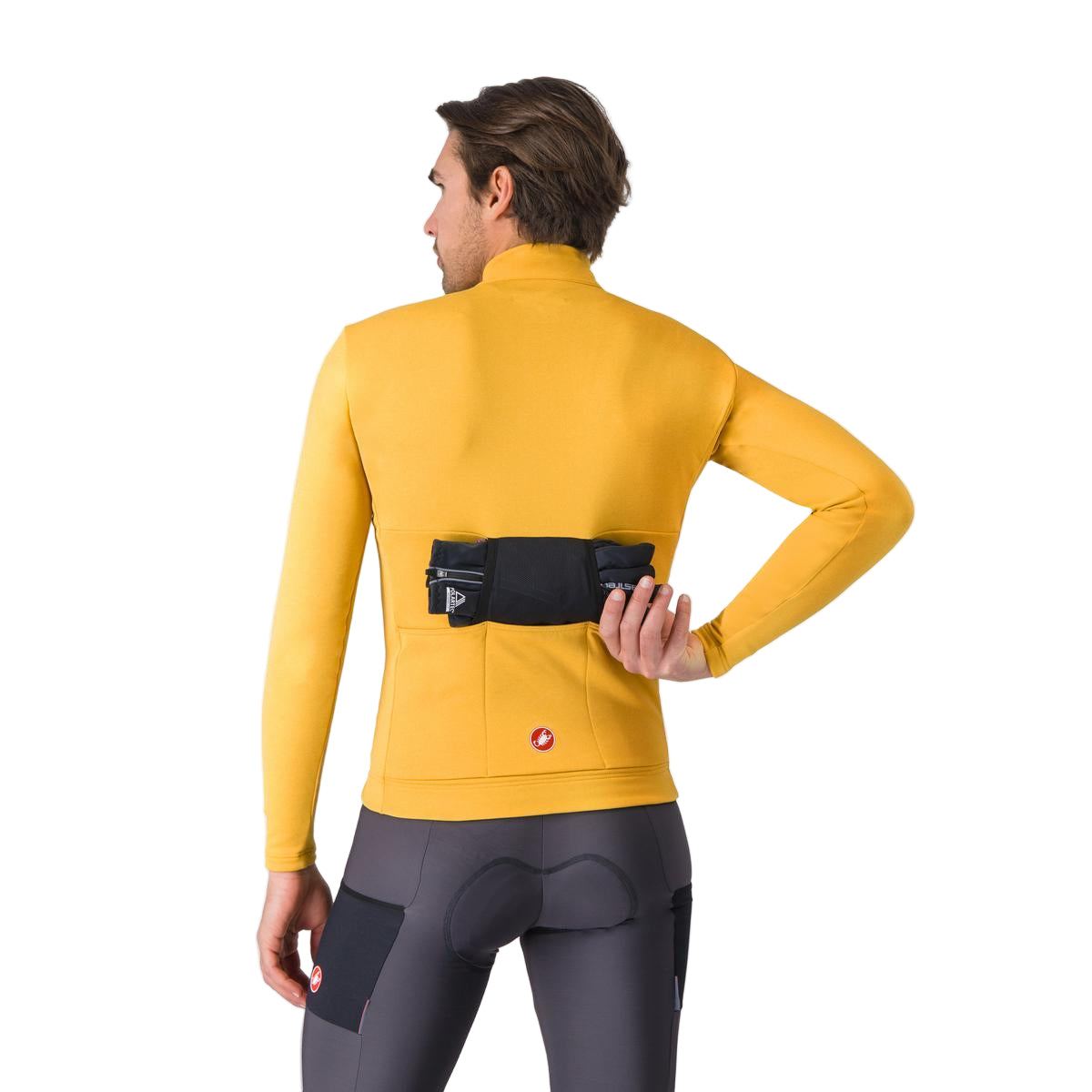 Maglia CASTELLI UNLIMITED Trail 2 a manica lunga Giallo/Grigio