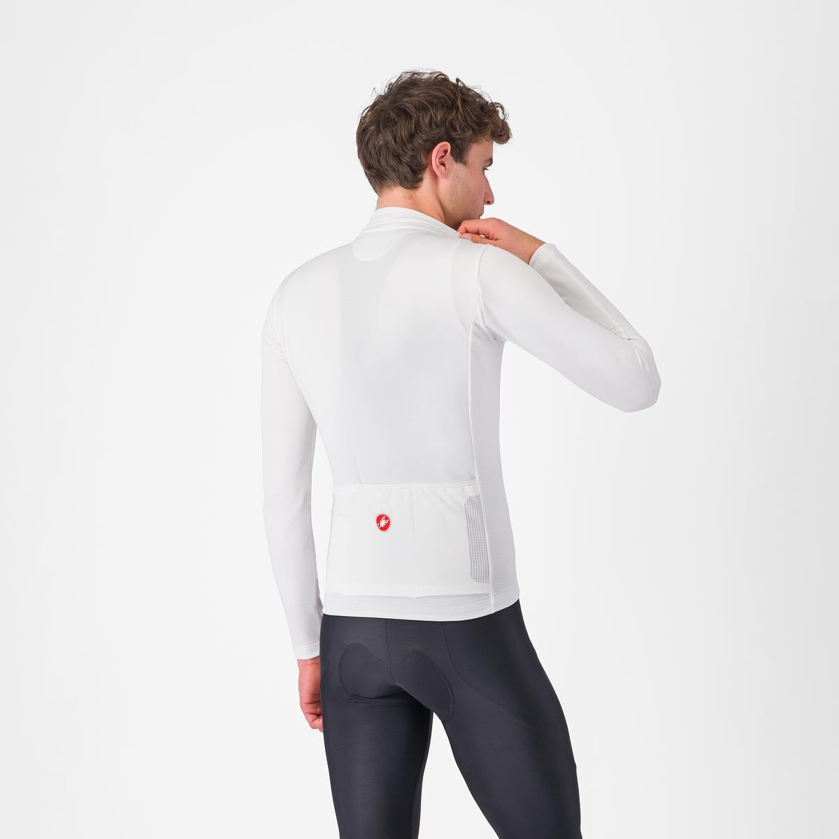 CASTELLI PURO 4 Maglia avorio a maniche lunghe