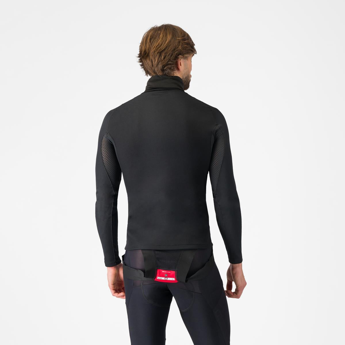 CASTELLI FLANDERS 2 Scaldacollo Alto Intimo Manica Lunga Nero