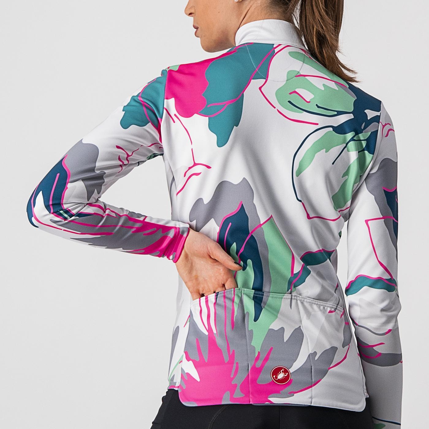 Maglia a manica lunga Donna CASTELLI UNLIMITED THERMAL Grigio/Blu