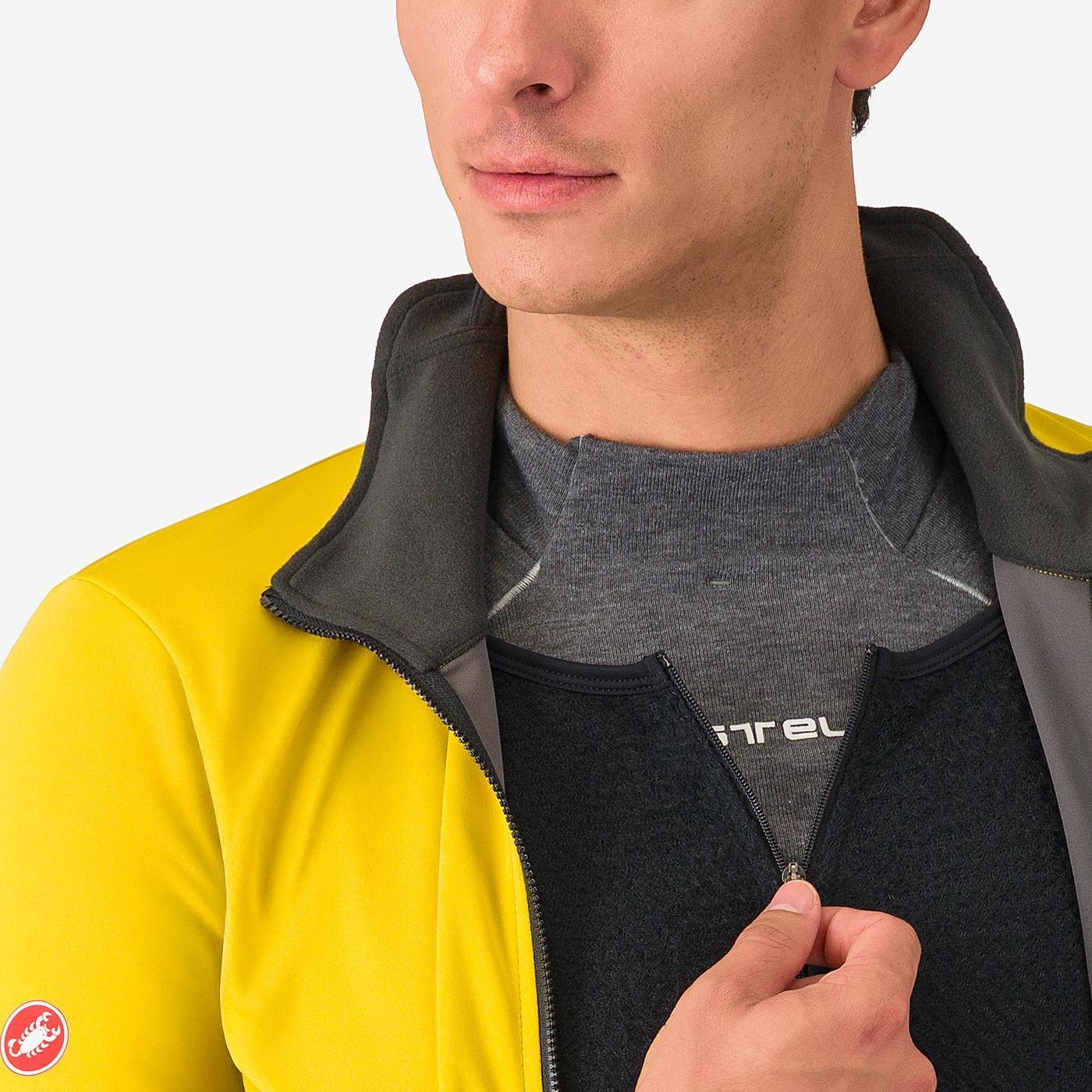 Giacca CASTELLI ALPHA 150 Mango Mojito/Nero
