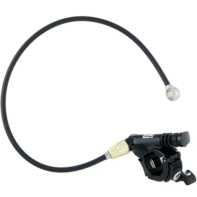 Comando di bloccaggio ROCKSHOX XLOC SPRINT destro Gold Adjuster con tubo idraulico per SID/REVELATION #11.4315.013.060