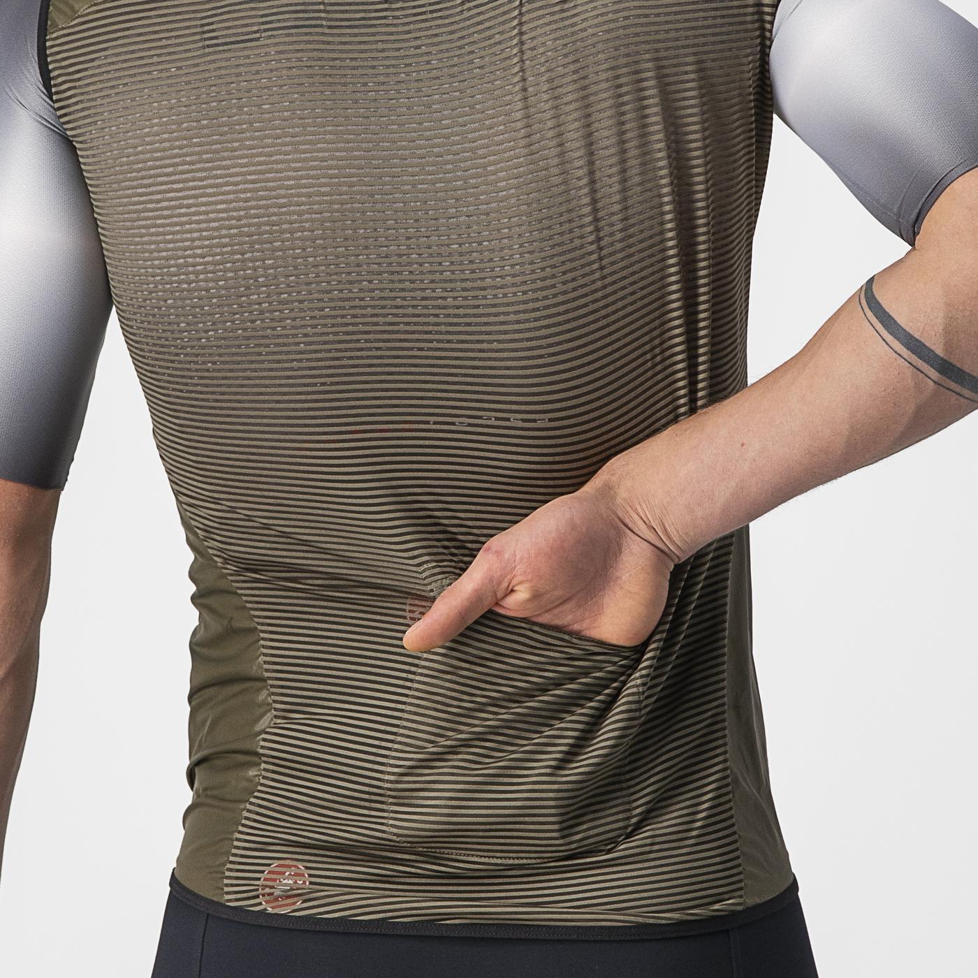 CASTELLI ARIA - Giacca senza maniche marrone