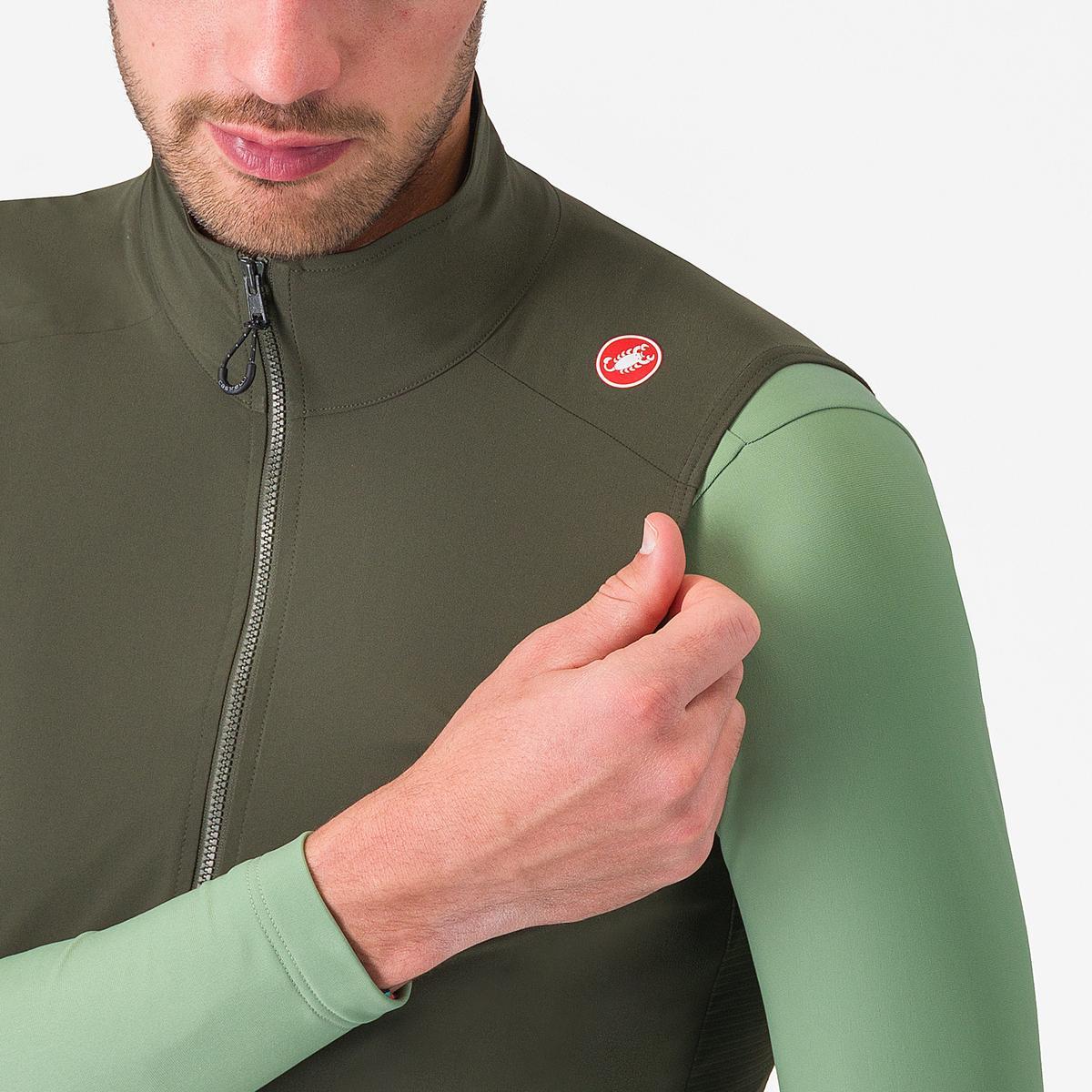 CASTELLI ESPRESSO Giacca senza maniche verde
