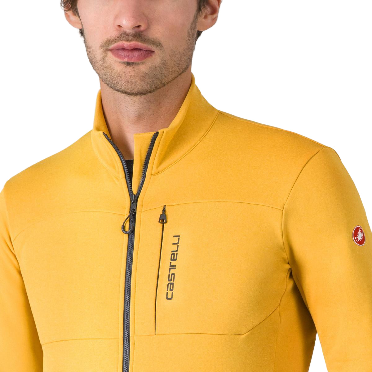 Maglia CASTELLI UNLIMITED Trail 2 a manica lunga Giallo/Grigio