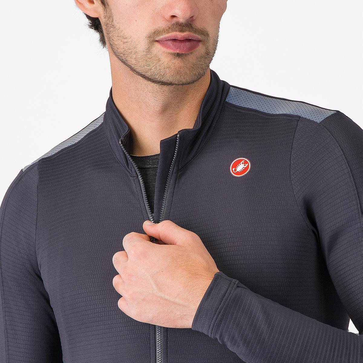 CASTELLI PURO 4 Maglia a manica lunga Grigio