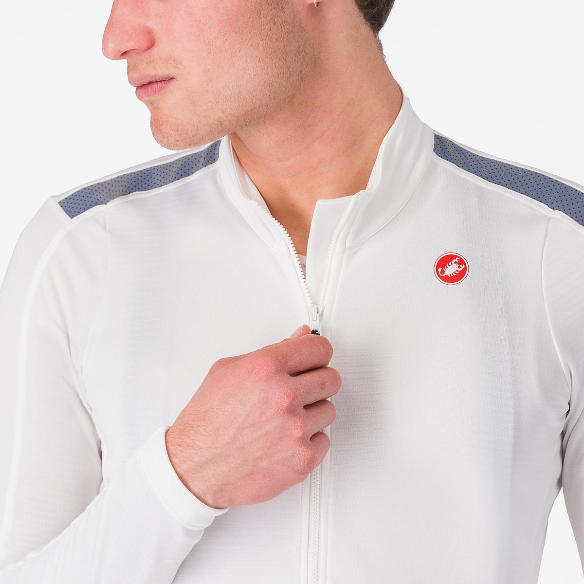 CASTELLI PURO 4 Maglia avorio a maniche lunghe