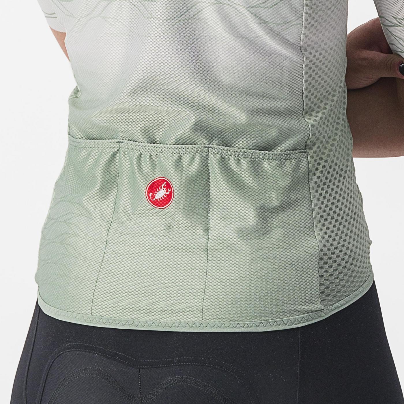 Maglia a manica corta Donna CASTELLI CLIMBER'S 2.0 W Grigio/Verde