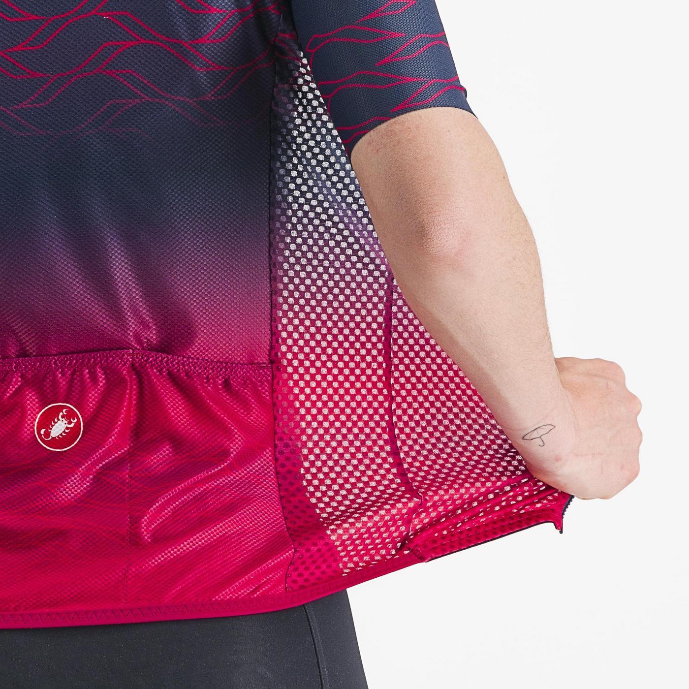 Maglia a manica corta Donna CASTELLI CLIMBER'S 2.0 W Navy/Pink
