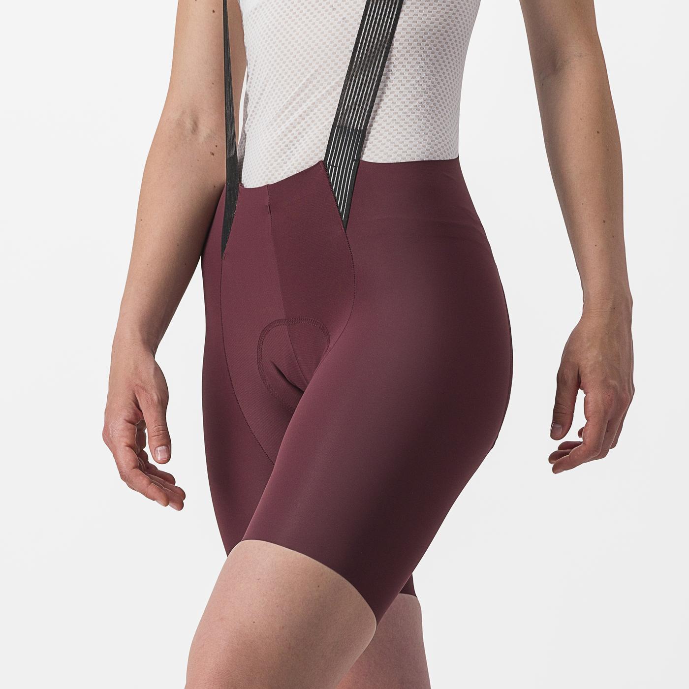 CASTELLI FREE AERO RC W Salopette Donna Bordeaux