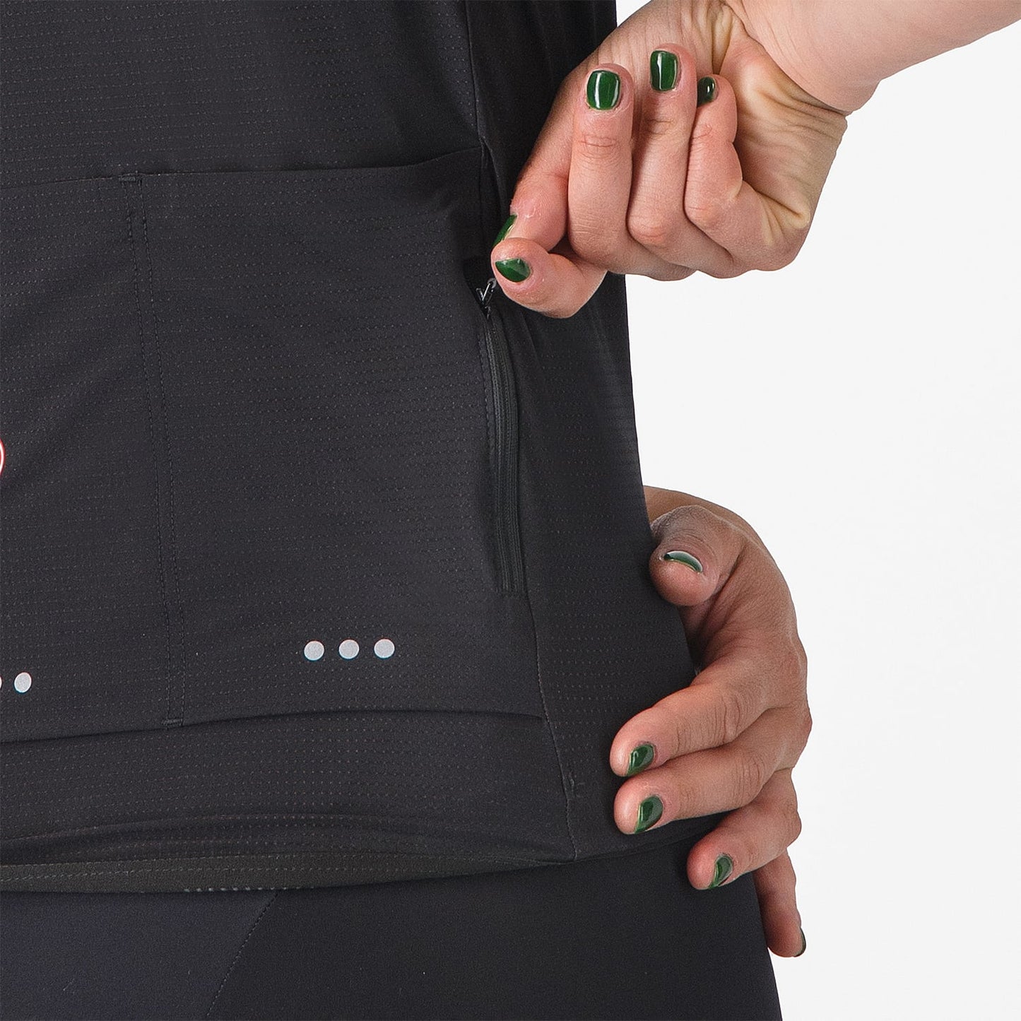 Maglia CASTELLI PREMIO EVO donna a maniche corte Nero