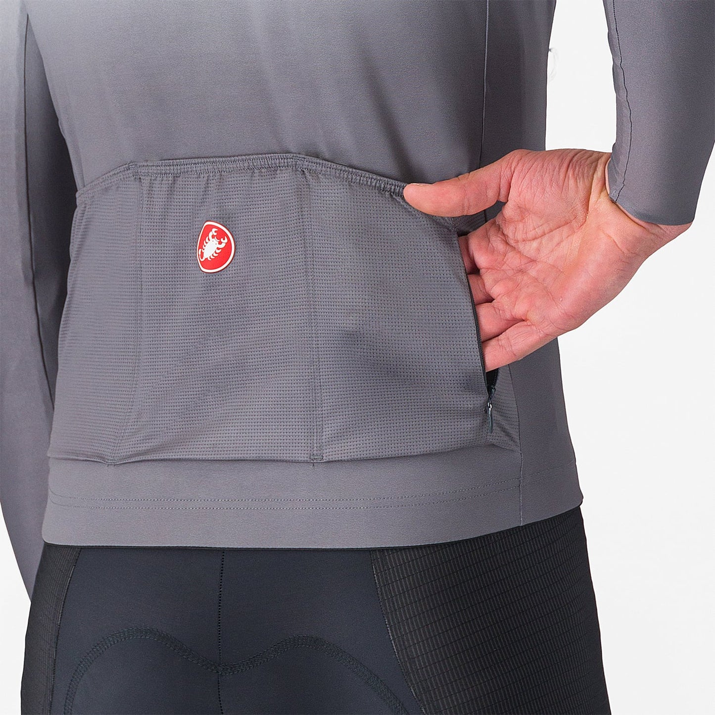 Maglia a maniche lunghe CASTELLI UPF Grigio