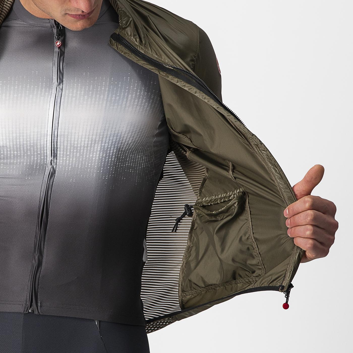 CASTELLI ARIA SHELL Giacca marrone