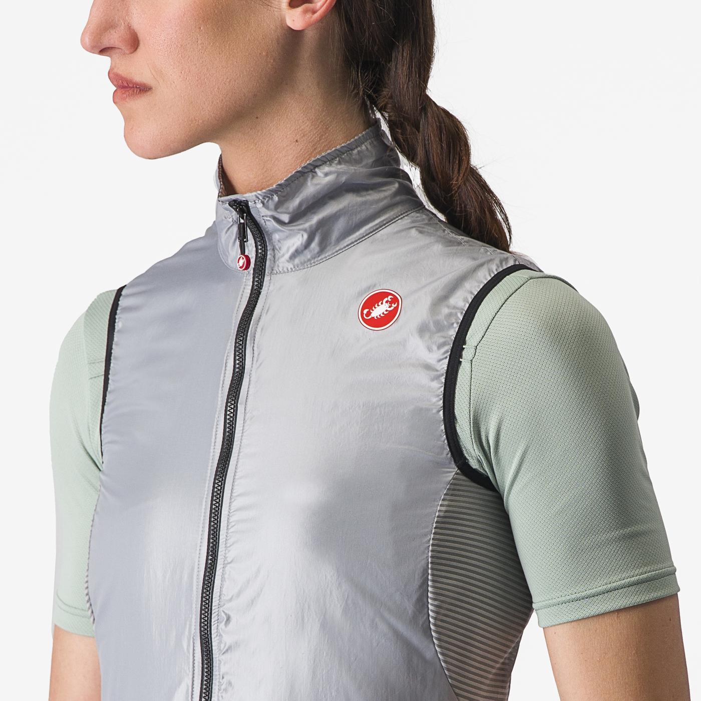 CASTELLI ARIA Donna Giacca grigia senza maniche