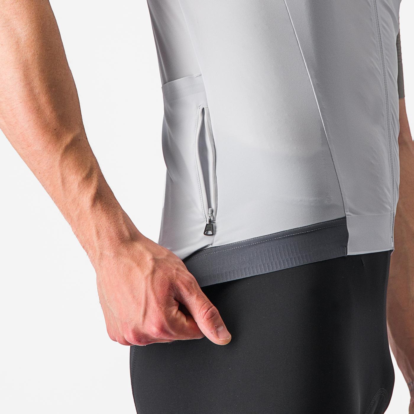 Maglia CASTELLI PREMIO manica corta Bianco/Grigio