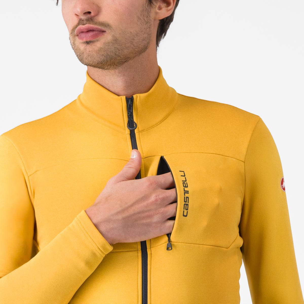 Maglia CASTELLI UNLIMITED Trail 2 a manica lunga Giallo/Grigio