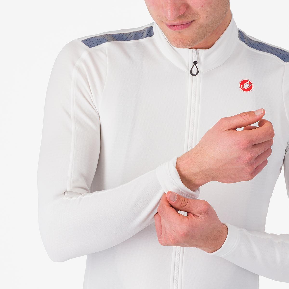 CASTELLI PURO 4 Maglia avorio a maniche lunghe