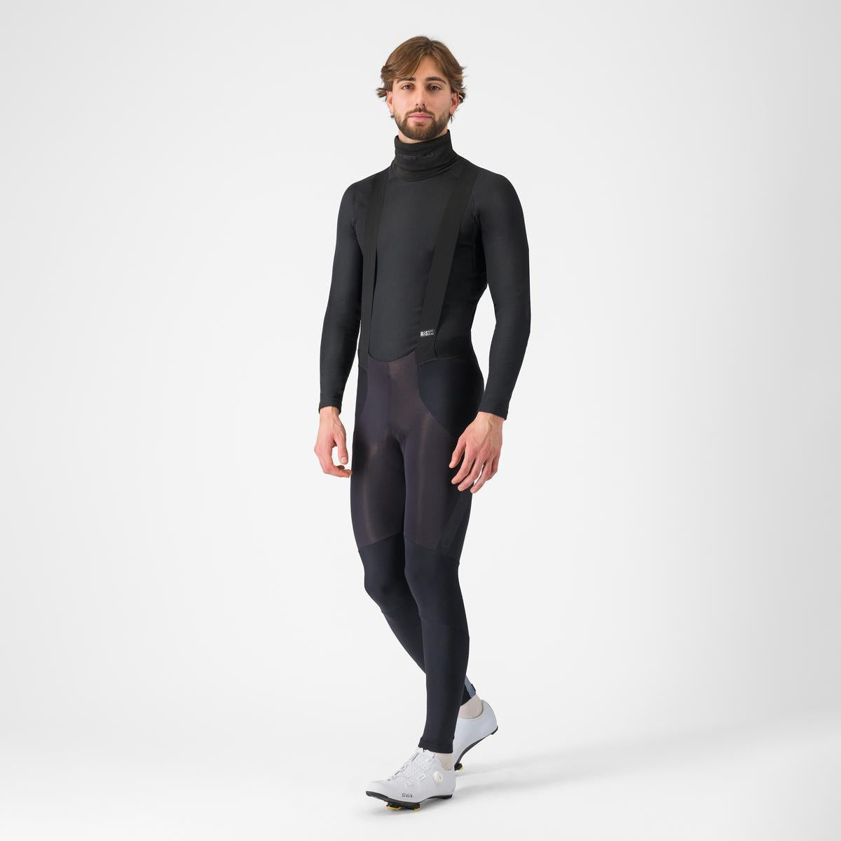 CASTELLI FLANDERS 2 Scaldacollo Alto Intimo Manica Lunga Nero