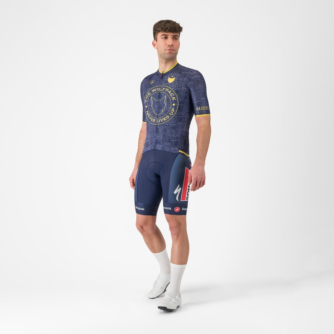 Maglia a maniche corte CASTELLI WOLFPACK 1000 VICTORY Navy