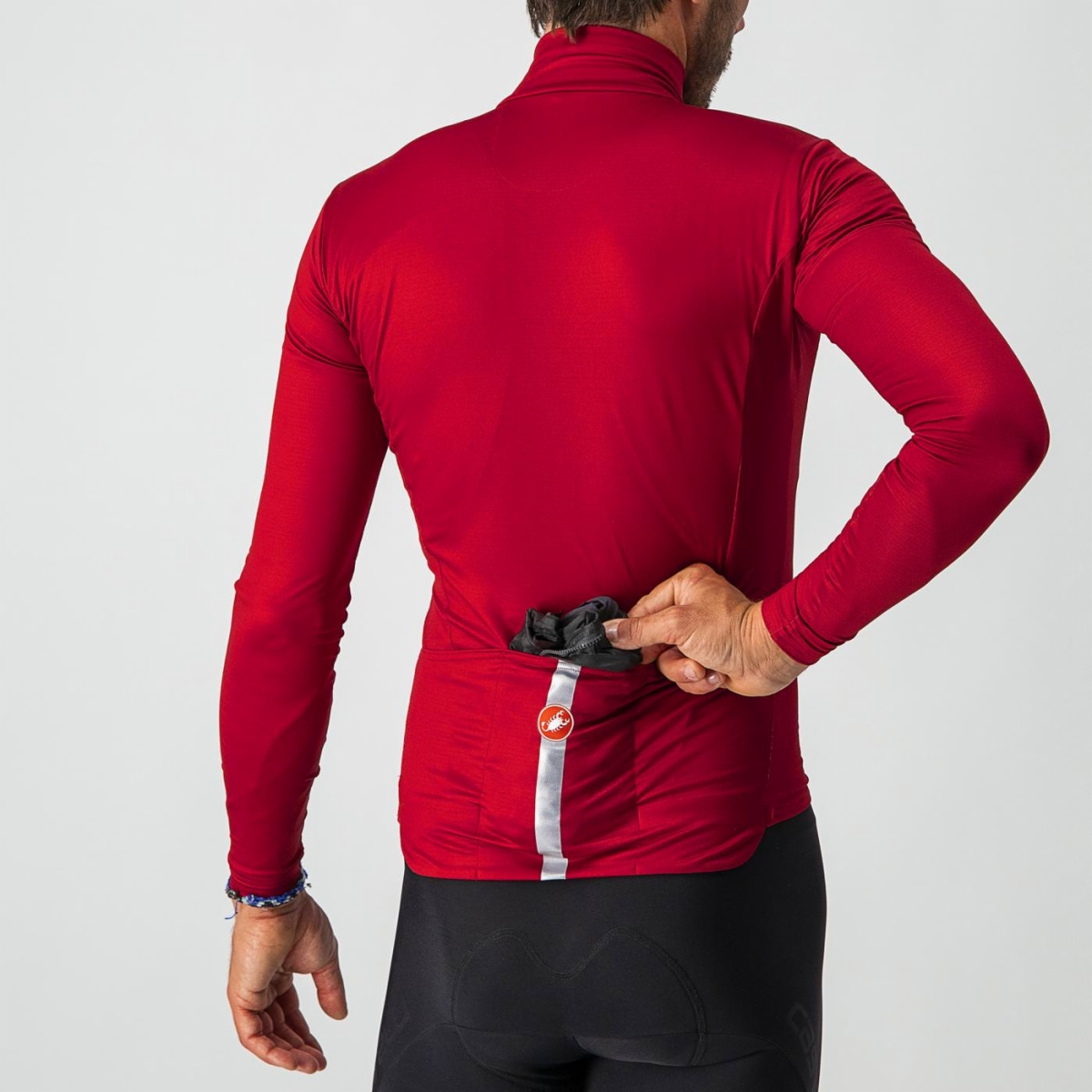 Giacca CASTELLI SQUADRA STRETCH Nero/Grigio