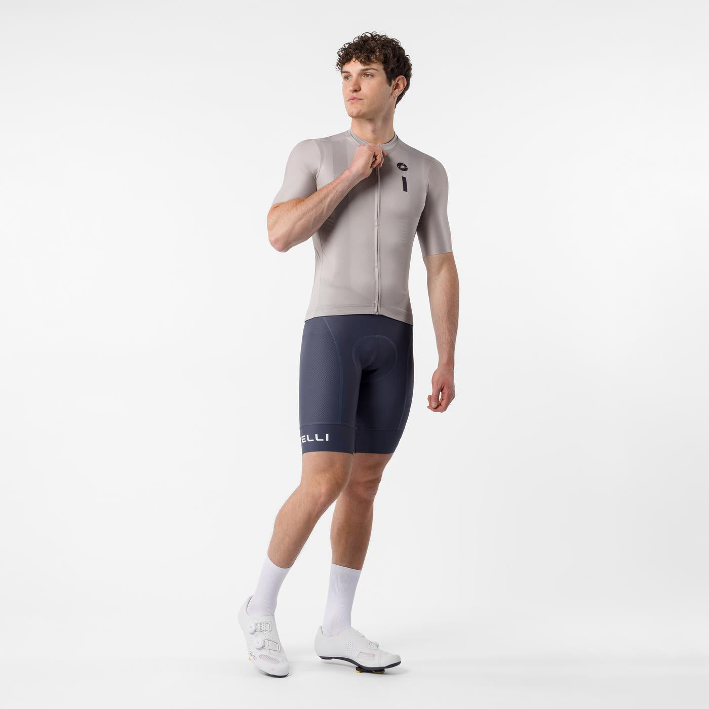 Maglia CASTELLI DRITTONE LOGO Manica Corta Clay