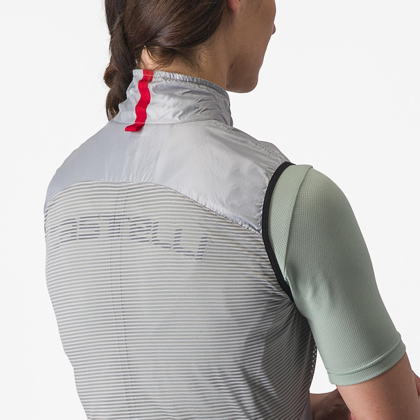 CASTELLI ARIA Donna Giacca grigia senza maniche