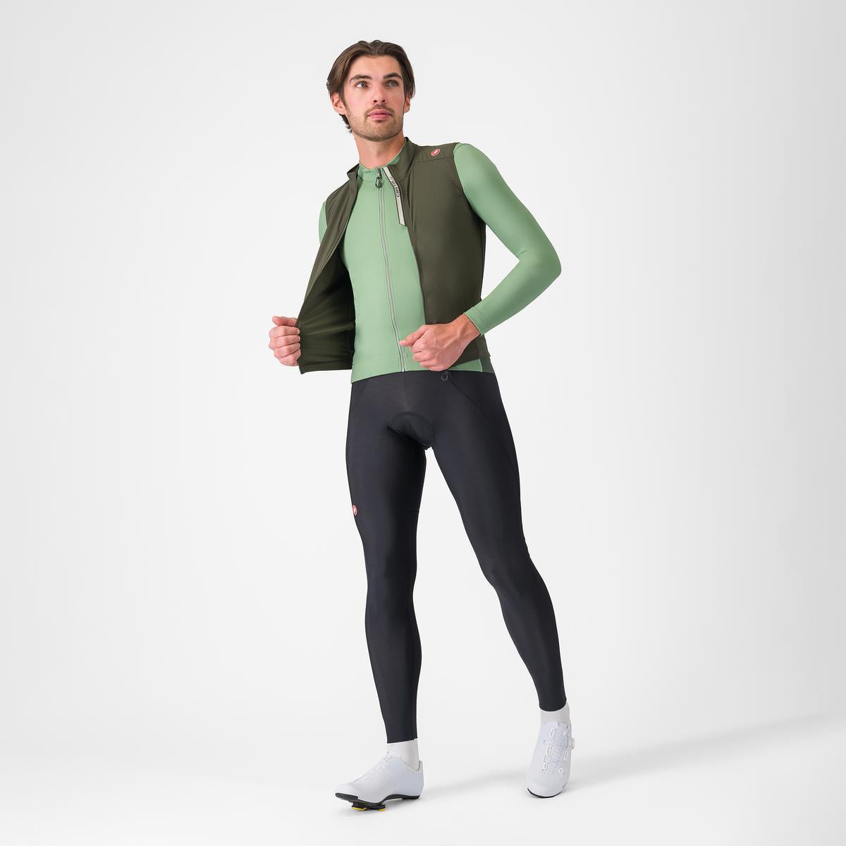 CASTELLI ESPRESSO Giacca senza maniche verde