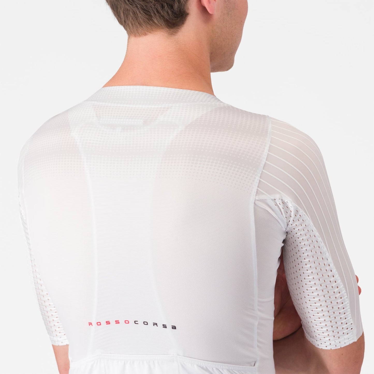 Maglia a manica corta CASTELLI AERO RACE 8S Bianco