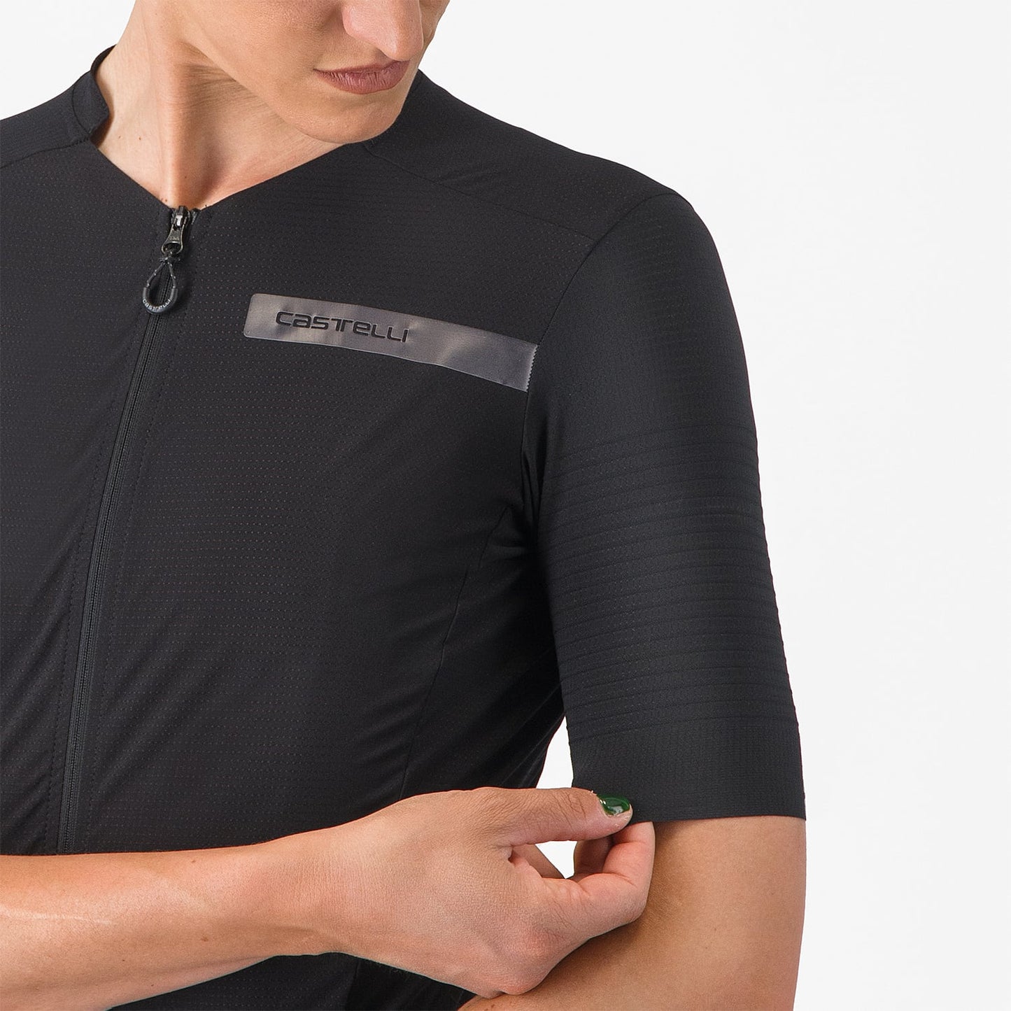 Maglia CASTELLI PREMIO EVO donna a maniche corte Nero