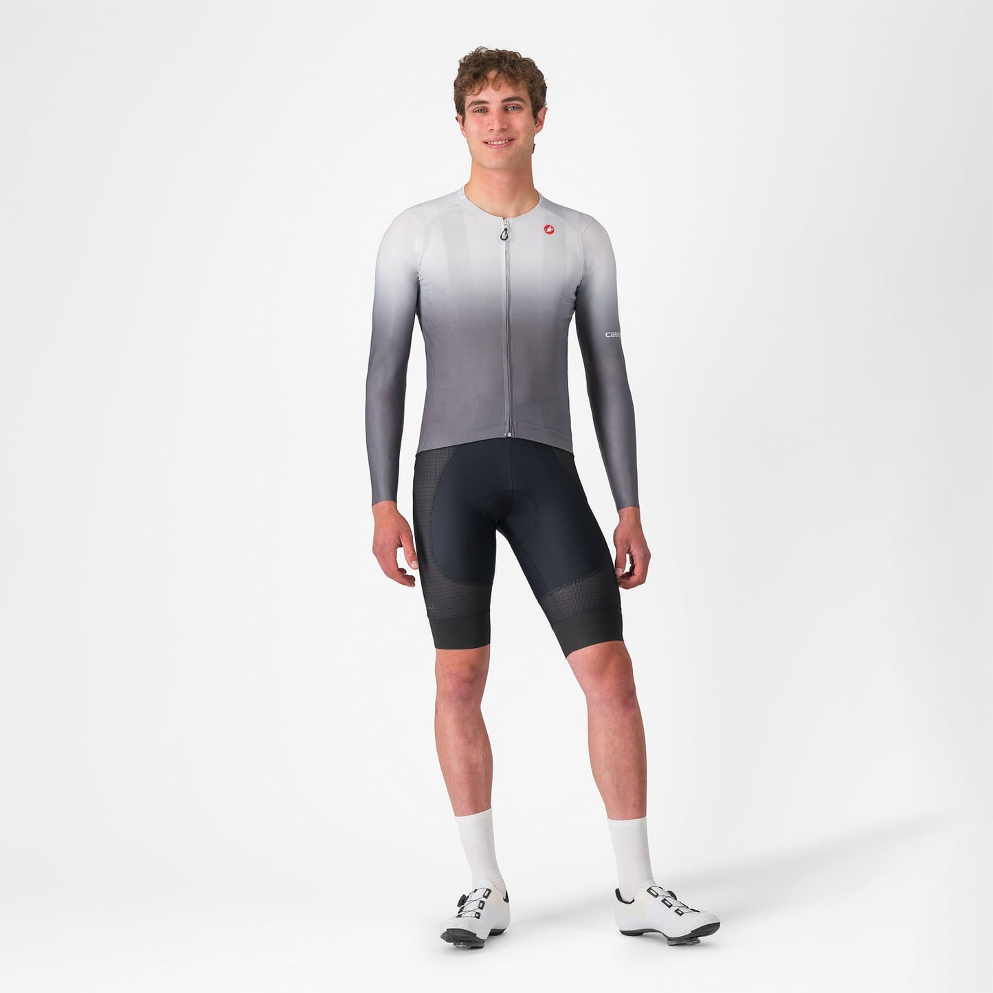 Maglia a maniche lunghe CASTELLI UPF Grigio