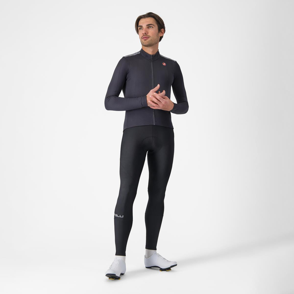 CASTELLI PURO 4 Maglia a manica lunga Grigio