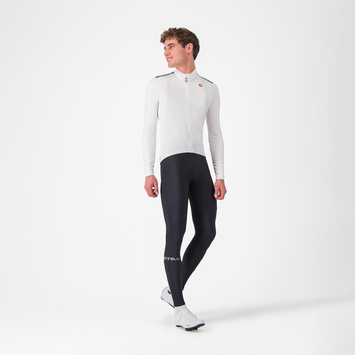 CASTELLI PURO 4 Maglia avorio a maniche lunghe