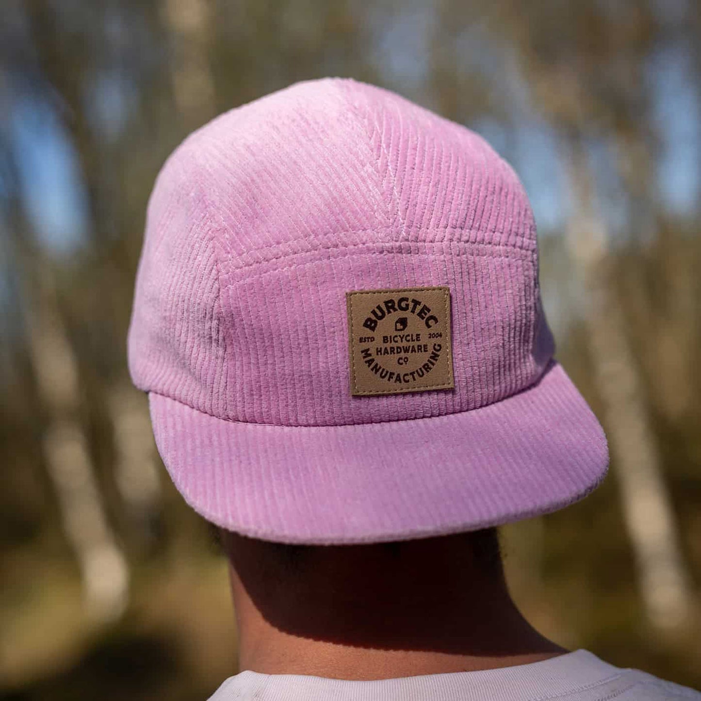 Cappello BURGTEC BANDIT CORDUROY FIVE PANEL Rosa chiaro