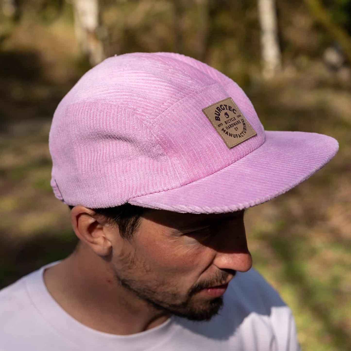 Cappello BURGTEC BANDIT CORDUROY FIVE PANEL Rosa chiaro