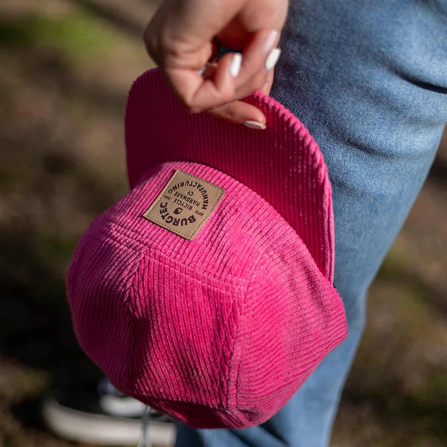 Cappello BURGTEC BANDIT CORDUROY FIVE PANEL Rosa Toxic Barbie