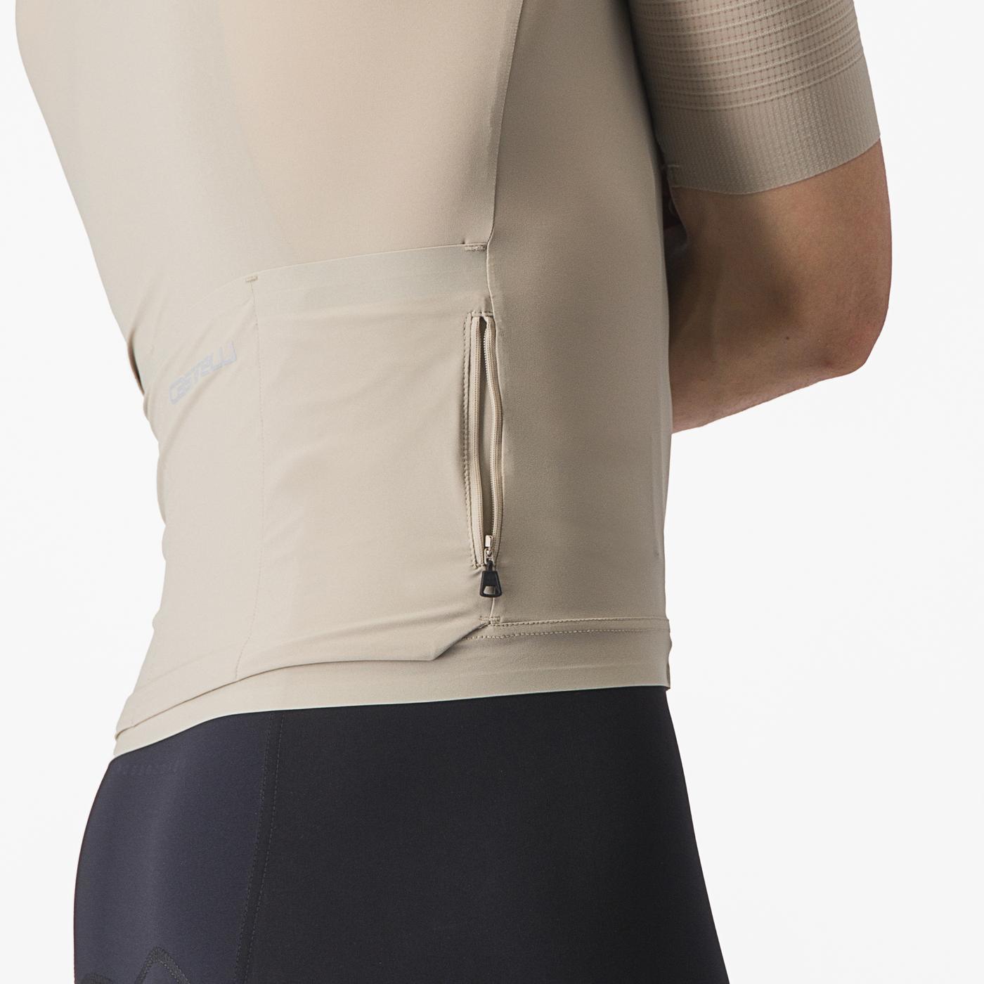 Maglia CASTELLI PREMIO manica corta beige